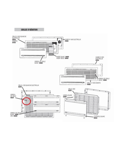 Bloqueador para rejilla deslizante