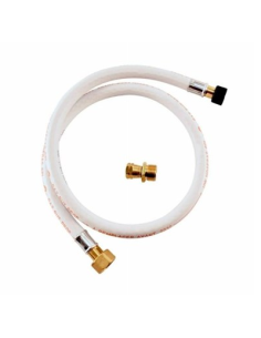 1 m gasschlauch mit anschluss und adapter