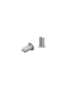 Terminal rivets for awning leg hinge