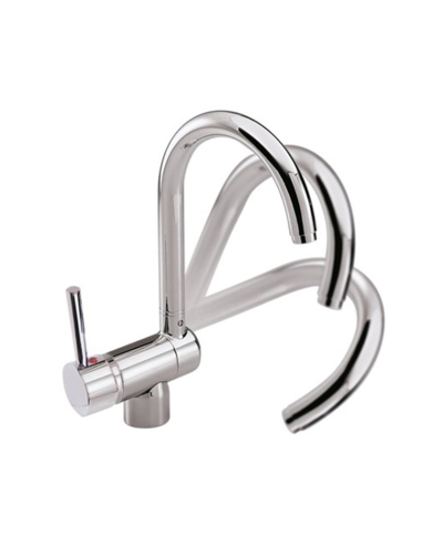 Chrome adjustable mixer