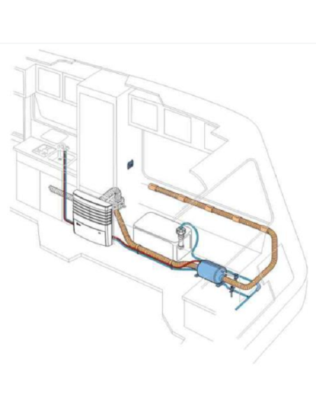 Calentador de agua boiler con panel de control Therme TT2 Truma Calentador de agua boiler con panel de control Therme TT2 Truma