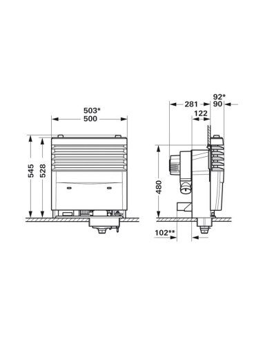 Ventilador TEB-3 12V con comando integrado