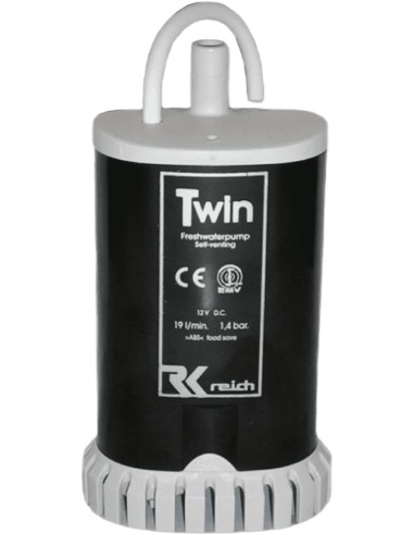 Bomba sumergible autocebante 12V 19 l/min 1,4 bar