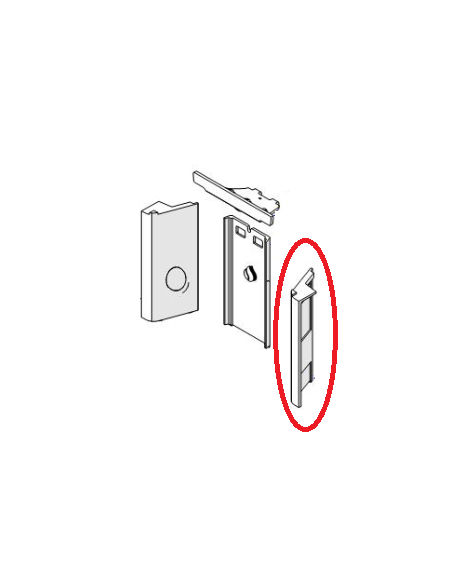 Déflecteur latéral droit Piazzetta P136, P934, Lia et Lisa SP120