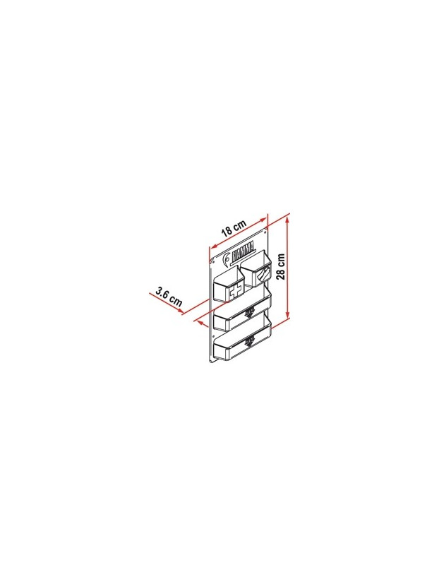 Organizador Pocket Kassett Fiamma