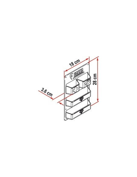 Organizador Pocket Kassett Fiamma Organizador Pocket Kassett Fiamma