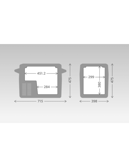 Nevera portátil de compresor Dometic CFF45 44L