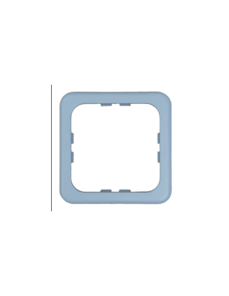 Light gray square trim frame