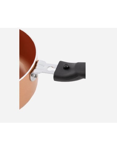 Brons Poêle à induction 24cm avec poignée pliante Bo-Camp