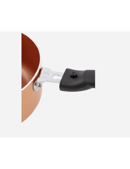 Sartén Brons inducción de 24cm con asa plegable Bo-Camp Sartén Brons inducción de 24cm con asa plegable Bo-Camp