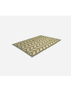 Alfombra Flaxton verde de 380 gr. Bo-Camp 200x180 cm