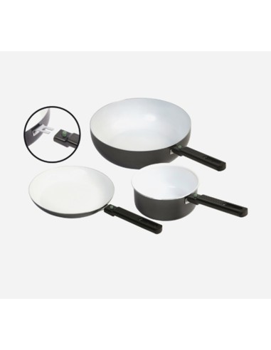 24cm Wok Fry Pan with folding handle Bo-Camp