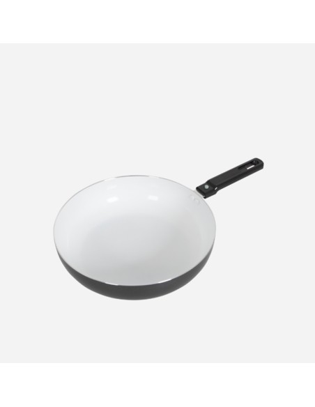 24cm Wok Fry Pan with folding handle Bo-Camp 24cm Wok Fry Pan with folding handle Bo-Camp