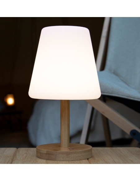 Lámpara de mesa recargable de160 Lumen. Bo-Camp Lámpara de mesa recargable de160 Lumen. Bo-Camp
