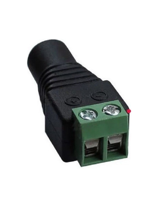 Conector Hembra DC 5,5mm a regleta