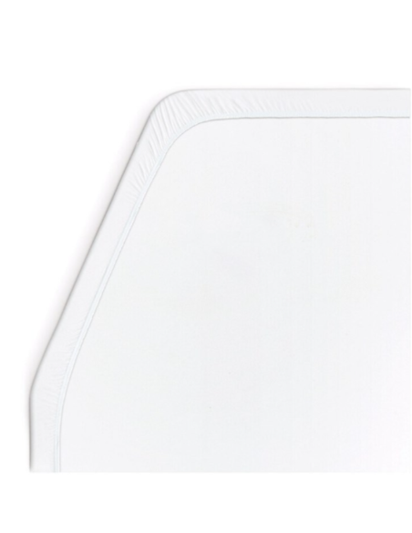 Sábana bajera ajustable Walra Jersey cama francesa izq blanca 130x 180