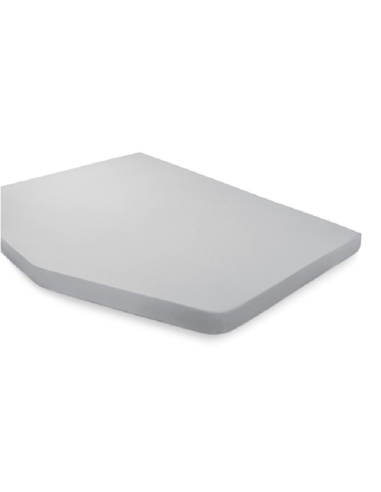 Sábana bajera ajustable Walra Jersey (cama francesa izquierda) gris 130x180