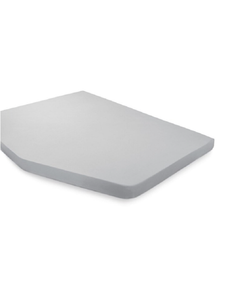 Sábana bajera ajustable Walra Jersey (cama francesa izquierda) gris 130x180