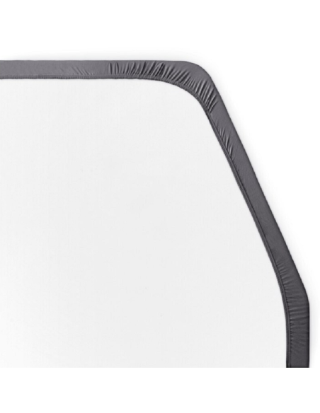 Sábana bajera ajustable Walra Jersey (cama francesa derecha antracita 130x180)