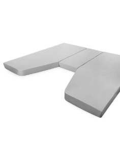 Sábana bajera ajustable Walra Jersey gris 2x70x90+30x120 (3 piezas)