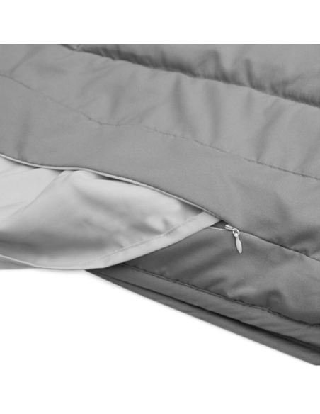 Edredón de viaje Walra (140 x 200) gris claro/antracita