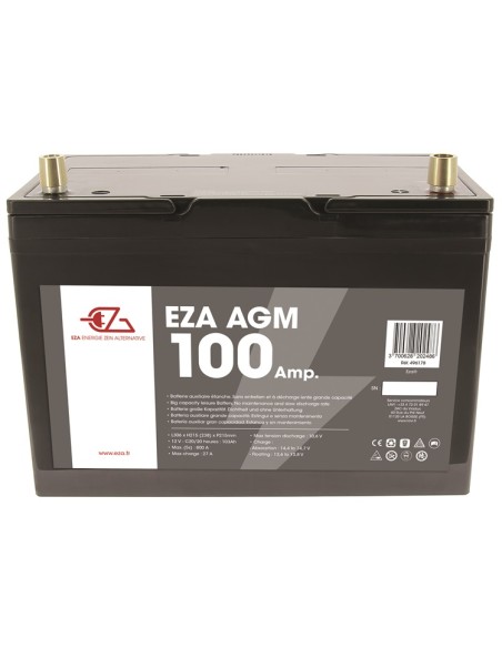 AGM 100A Power Line Elektron Auxiliary Battery