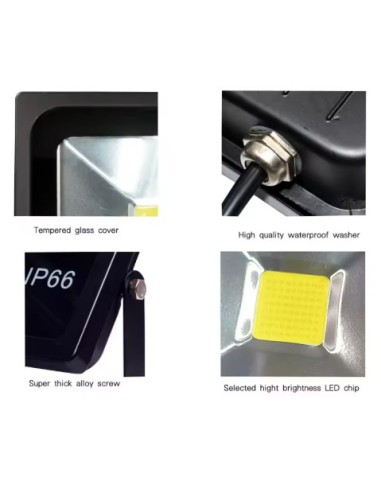 Refletor LED 10w 12v para camping