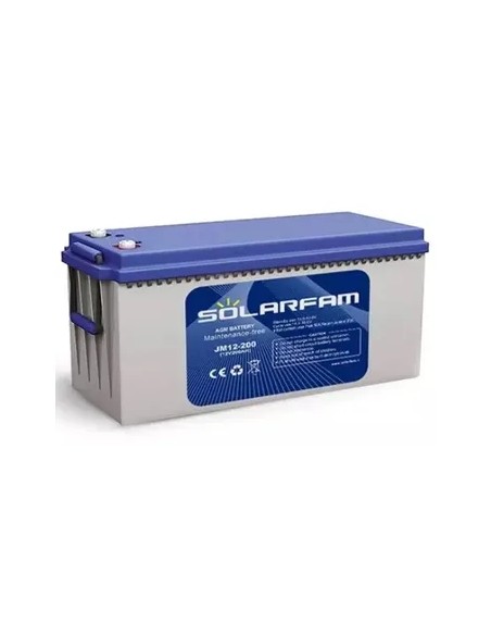 Bateria Solarfam AGM 200 Amp.