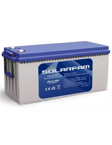 Solarfam AGM 200 Ampere Batterie