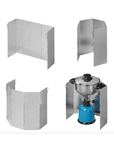Paraviento de aluminio plegable 49x 26cm