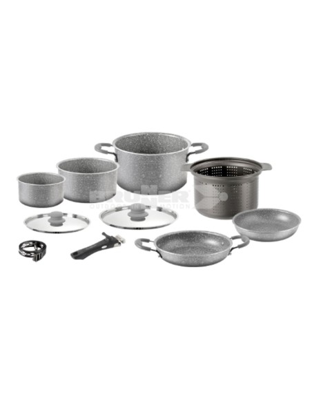 Juego de ollas Gourmet  Rock NG 9+1 Ø 22. Brunner Juego de ollas Gourmet  Rock NG 9+1 Ø 22. Brunner