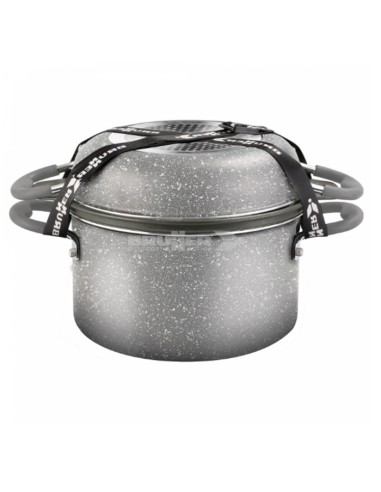 Juego de ollas Gourmet  Rock NG 9+1 Ø 22. Brunner