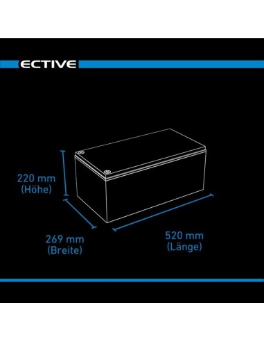Batteria AGM a ciclo profondo con display LCD Batteria di potenza 290Ah DC 290S