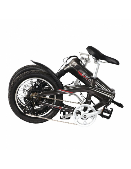 Bicicleta eléctrica plegable E-scape Key West 16'' Negro 36v. Bicicleta eléctrica plegable E-scape Key West 16'' Negro 36v.