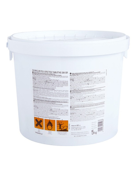 Chlor 5 Effekte Quimicamp Tabletten 5kg