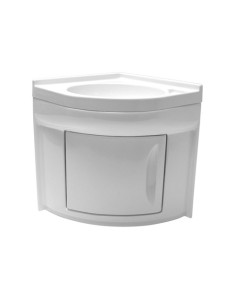 Lavabo de esquina 418x418x510 mm con mueble