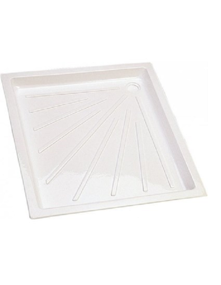 Plato de ducha blanco 665 x 665 mm Plato de ducha blanco 665 x 665 mm