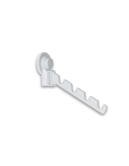 Barra para colgar ropa con ventosa, 199 x 62 x 172 mm