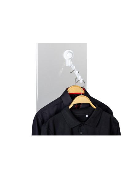 Barra o percha para colgar ropa con ventosa