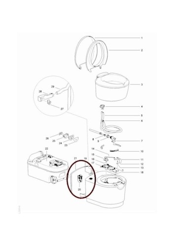 Sellador de pared C220 Thetford