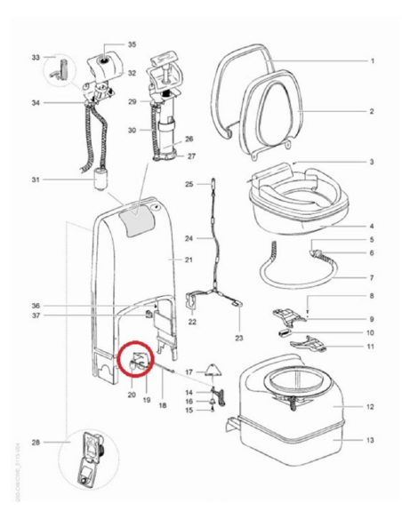 Soporte de ventilación C200