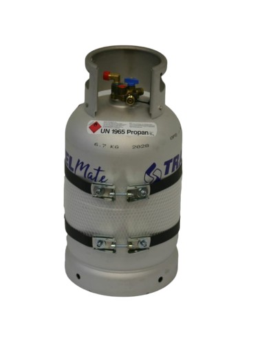 Support mural pour bouteille de gaz Ø 300 + 2 sangles en acier inoxydable avec tendeur