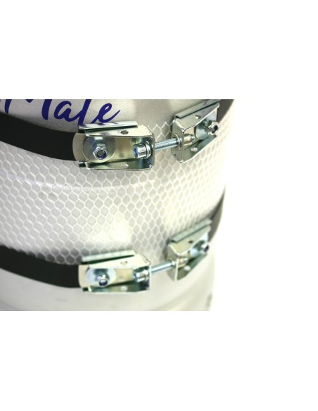 Wandhalterung für Gasflasche Ø 300 + 2 Edelstahlgurte mit Spannschloß