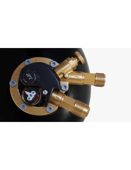 Garrafa de GPL recarregável de 36 L em aço maciço 36 L com multiválvula (DE) Garrafa de GPL recarregável de 36 L em aço maciço 36 L com multiválvula (DE)