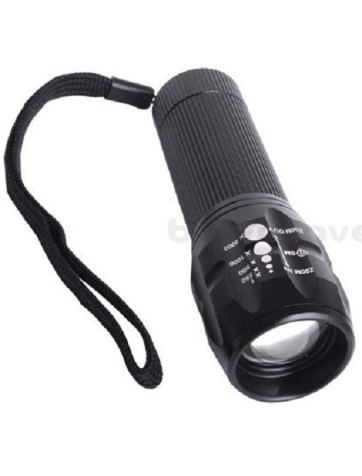 Linterna LED 3w Zoom + Pulsador para cazar