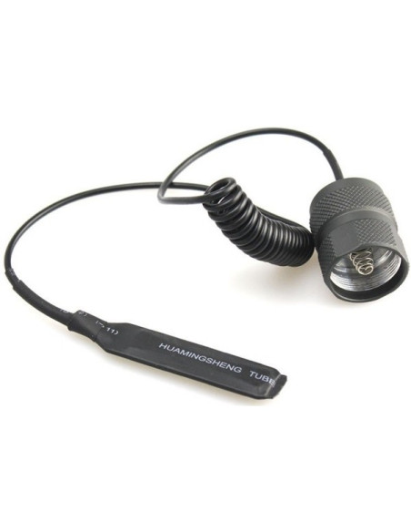 LED-Taschenlampe 3 W Zoom + Druckknopf für die Jagd