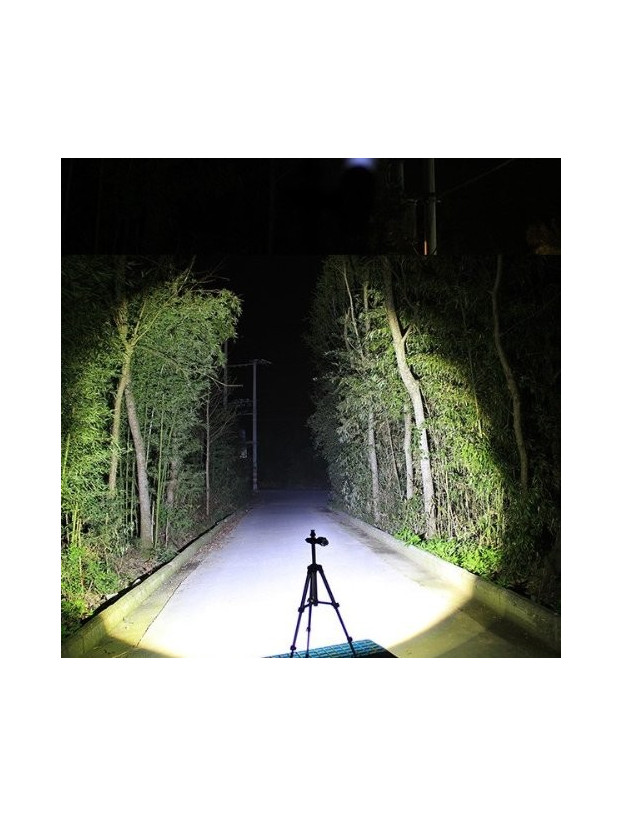 LED flashlight 3w Zoom + Push button for hunting