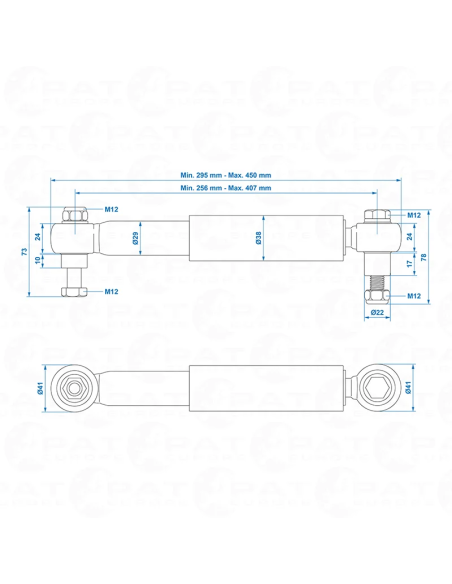 Amortiguador universal AL-KO Octagon negro 1500 - 3000 kg