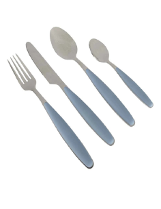 Cubiertos  azul