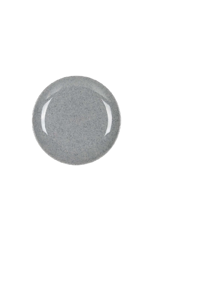 Serviço de jantar Granite Grey 16 peças Linha sólida Melanina